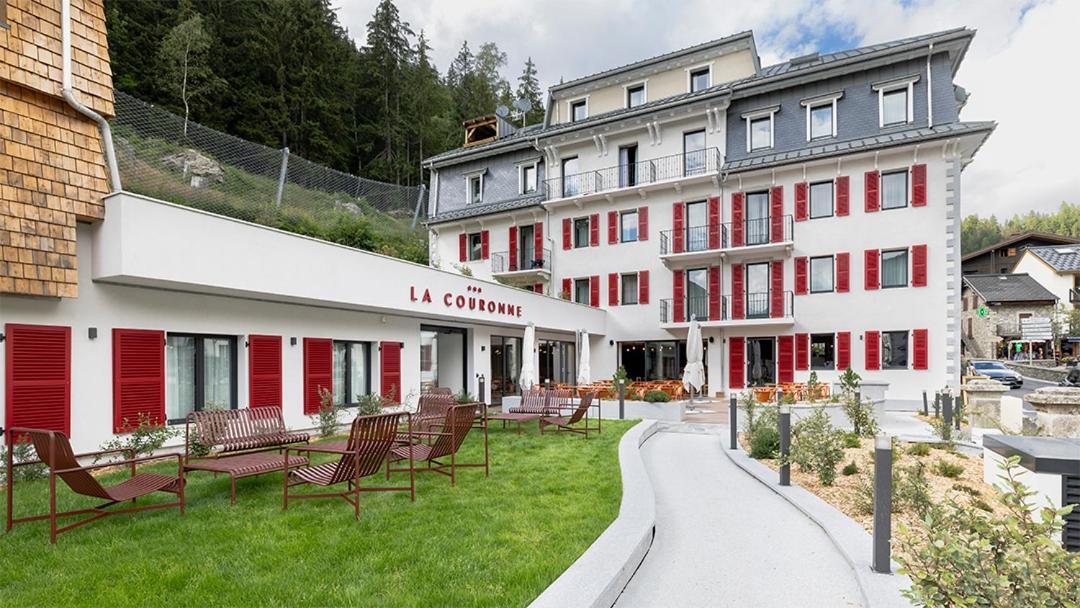 Hotel Restaurant La Couronne Chamonix Dış mekan fotoğraf