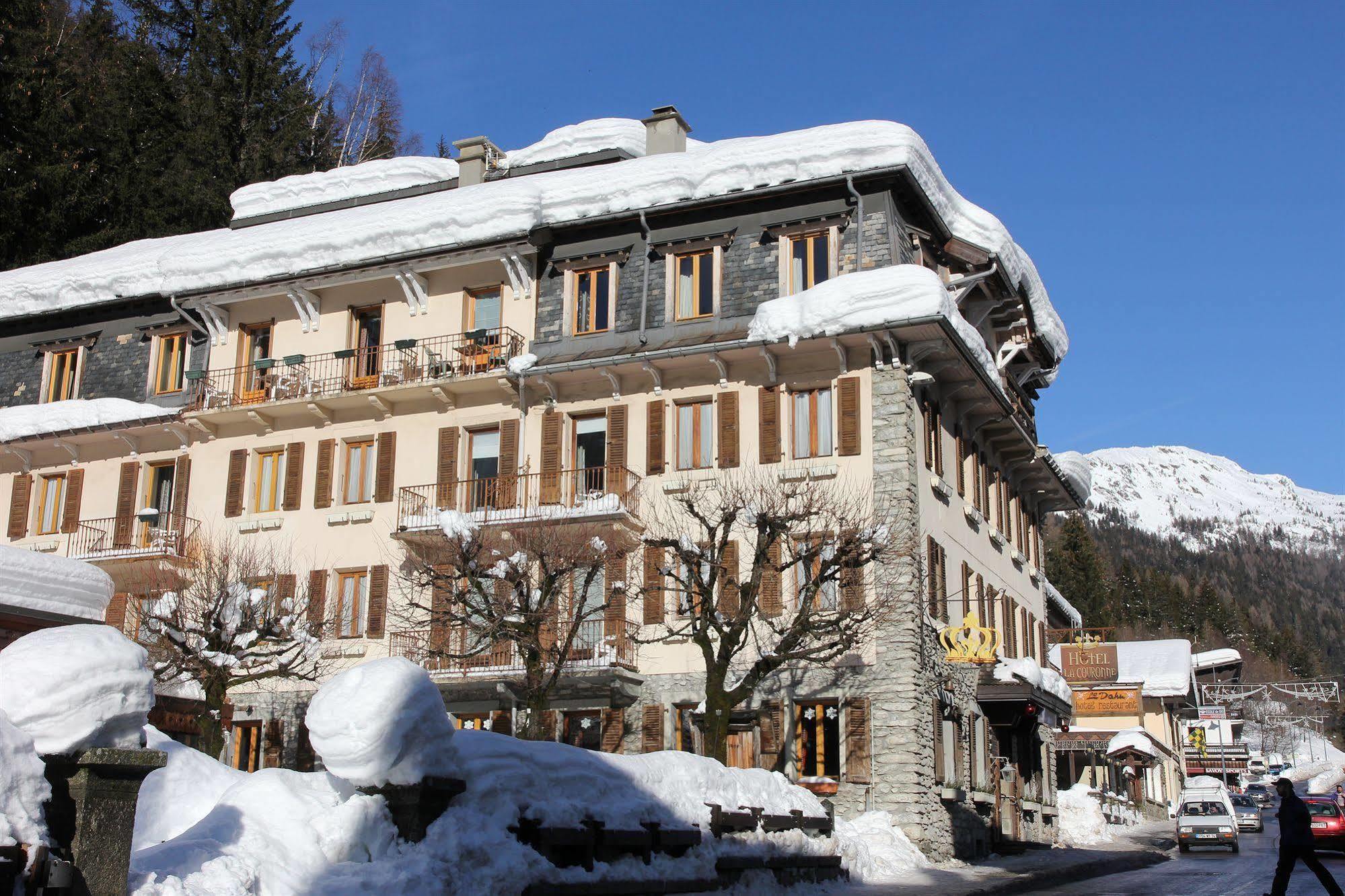 Hotel Restaurant La Couronne Chamonix Dış mekan fotoğraf